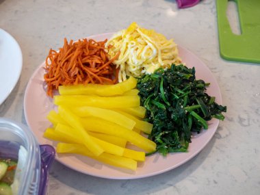 Gimbap, Kore gıda için çeşitli diğer maddeler