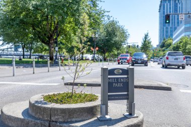 Mill Ends Park, Southwest Taylor Street, Portland, veya
