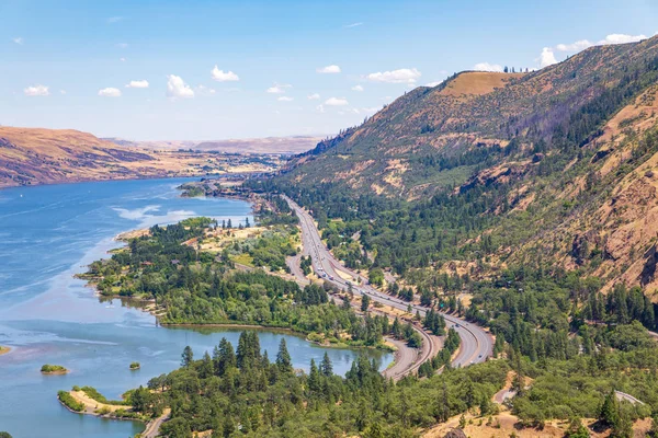 Vista dal punto di vista Rowena Crest in Oregon — Foto Stock