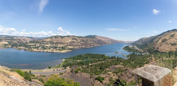 Vista de Rowena Crest Viewpoint em Oregon — Fotografia de Stock