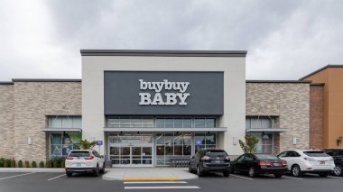 Baby mağazasını satın al. Bebeklere giysi, bebek arabası ve diğer ürünleri bebekler ve çocuklar için satan bir mağaza zinciri satın al