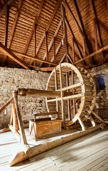 Wooden roof frame in an old house in the countryside. — Stock Photo, Image