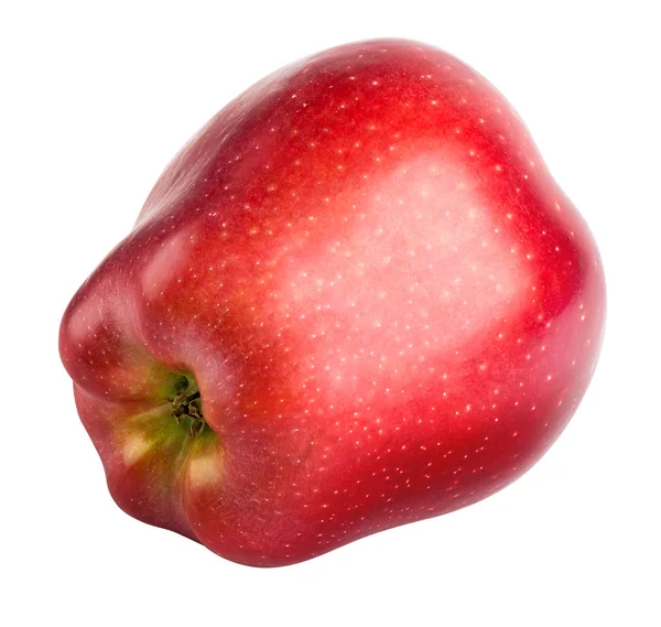 Apel merah diisolasi pada putih — Stok Foto