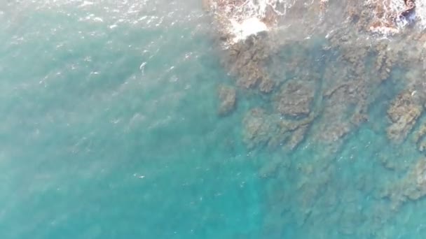 Luchtfoto Beelden Van Fuerteventura Één Van Canarische Eilanden Atlantische Oceaan — Stockvideo