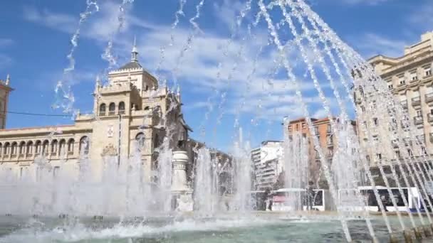 Γρανάδα Ισπανία Απριλίου 2018 Μέσα Στο Παλάτι Αλάμπρα — Αρχείο Βίντεο