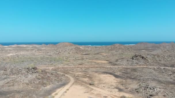 Imágenes Aéreas Fuerteventura Una Las Islas Canarias Océano Atlántico — Vídeo de stock