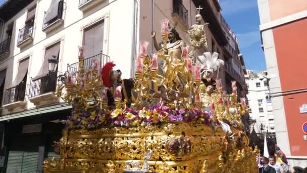Historyczny Obszar Starego Miasta Sewilli Południowym Andaluzyjskim Regionie Hiszpanii — Wideo stockowe