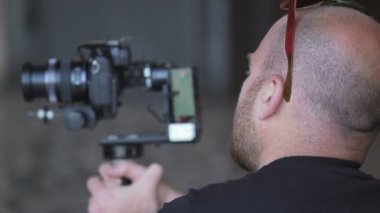 video operatör steadycamera ile filme