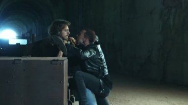 psikopat katil şiddetle onun kurbanı ile mücadele