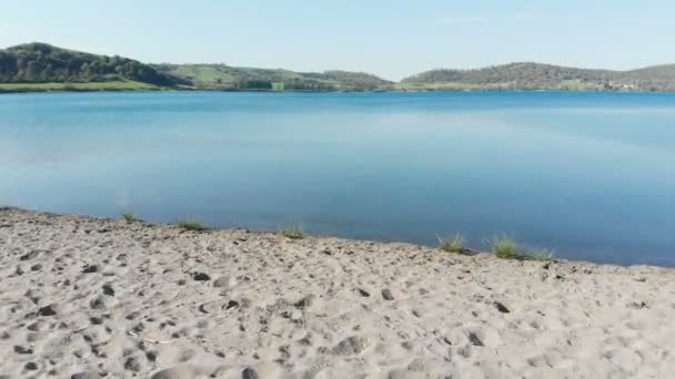 Letecký Pohled Jezero Martignano Římě Itálie — Stock video