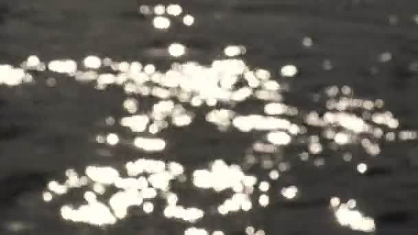 Gün Batımında Yansımaları Güneşin Denizde Huzur Huzur Sihir — Stok video