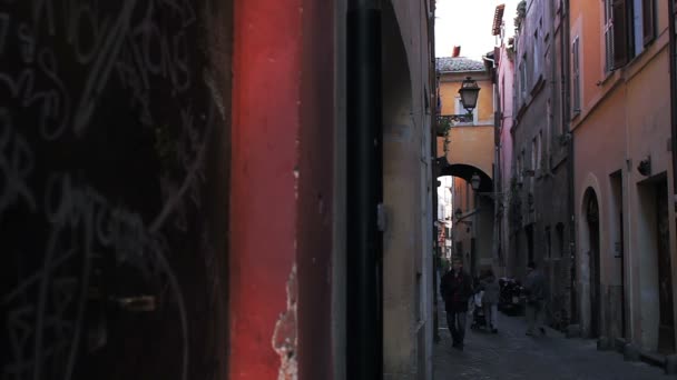 Calle Roma Italia Europa — Vídeos de Stock