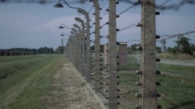 Birkenau panoramik görünümü- auscwitz Ii Polonya-holokost anıtı