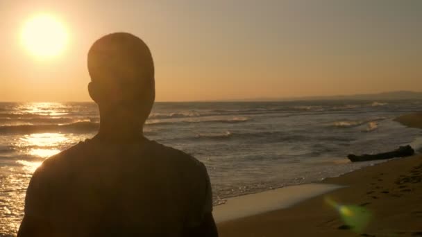 Jeune Homme Noir Plage — Video