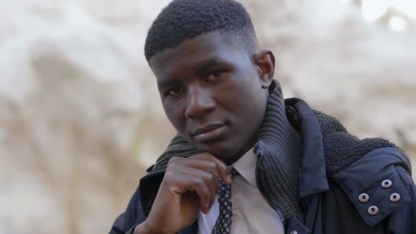 Jeune Homme Africain Américain — Video