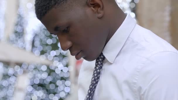 Jeune Homme Africain Américain — Video