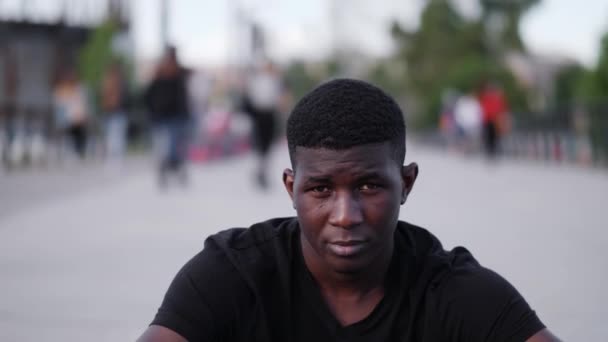 Jeune Homme Africain Américain — Video