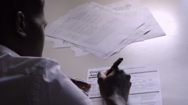 Belgeyi Elle Dolduruluyor. İş Başvuru Formu