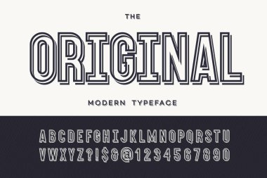 Özgün modern yazı