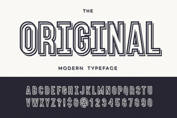 Originale moderne Schrift — Stockvektor