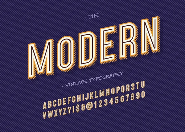 Moderní retro typografie — Stockový vektor
