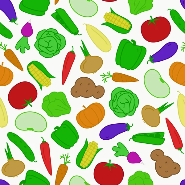 Modèle de légume vecteur — Image vectorielle