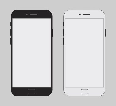Vektör gerçekçi smartphone set