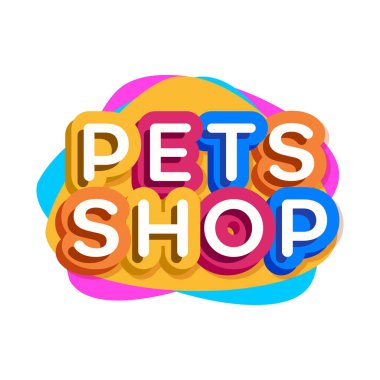 Vektör Evcil hayvan logo için kurumsal kimlik pets ev, mağaza, market, hayvanlar hayvan hastalıklarıyla ilgili klinik ve evsiz hayvan sığınak alışveriş. 10 eps