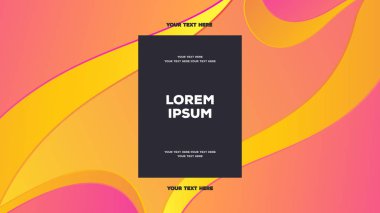 Açılış sayfası kavramı renkli hareketli arka plan vektör