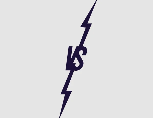 Versus banner con vs signo de batalla — Vector de stock