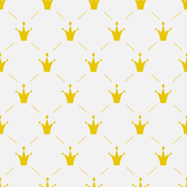 taç sorunsuz vektör desen