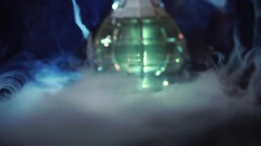 nargile duran duman. yakın çekim. ağır çekim