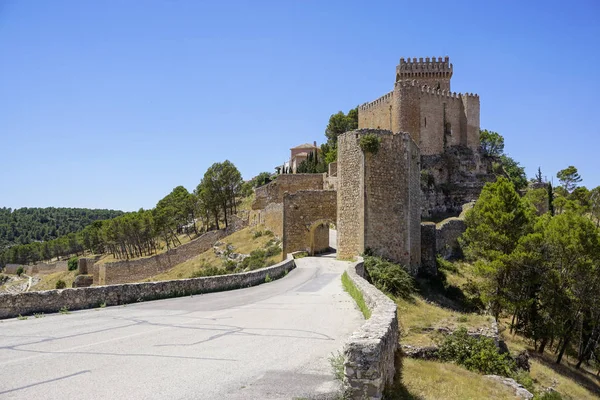 Cidade Castelo Pântano Alarcon — Fotografia de Stock