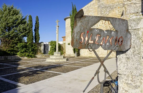 Plakát Ticha Klášteře Provincii Palencia — Stock fotografie