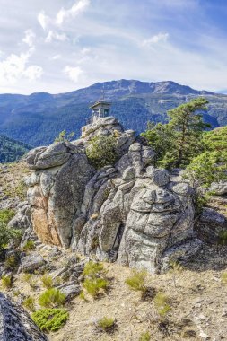 Watchtower Sierra de Guadarrama doğal park