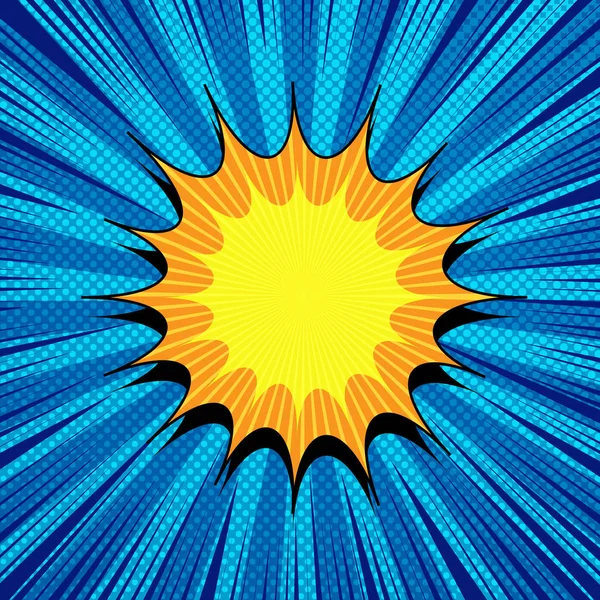 Komik sayfası parlak kavramı