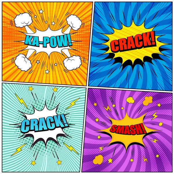 Çizgi roman sayfaları kümesi