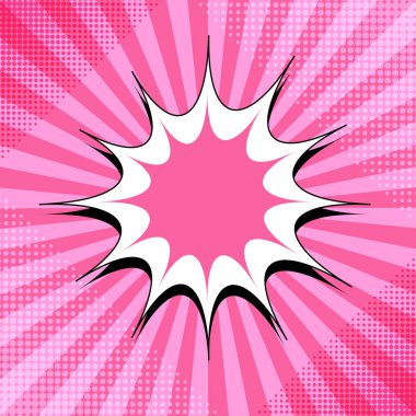 Komik sayfa kitap şablonu