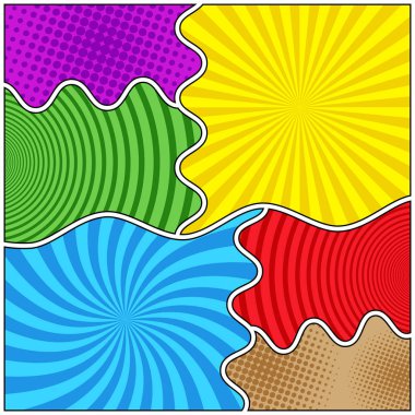 Çizgi roman orijinal arka plan