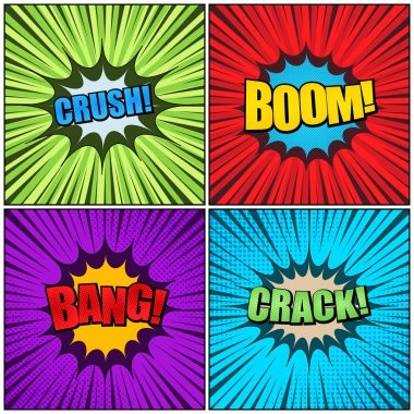 Çizgi roman sayfaları kümesi