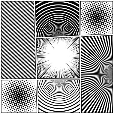 Çizgi roman tek renkli arka plan