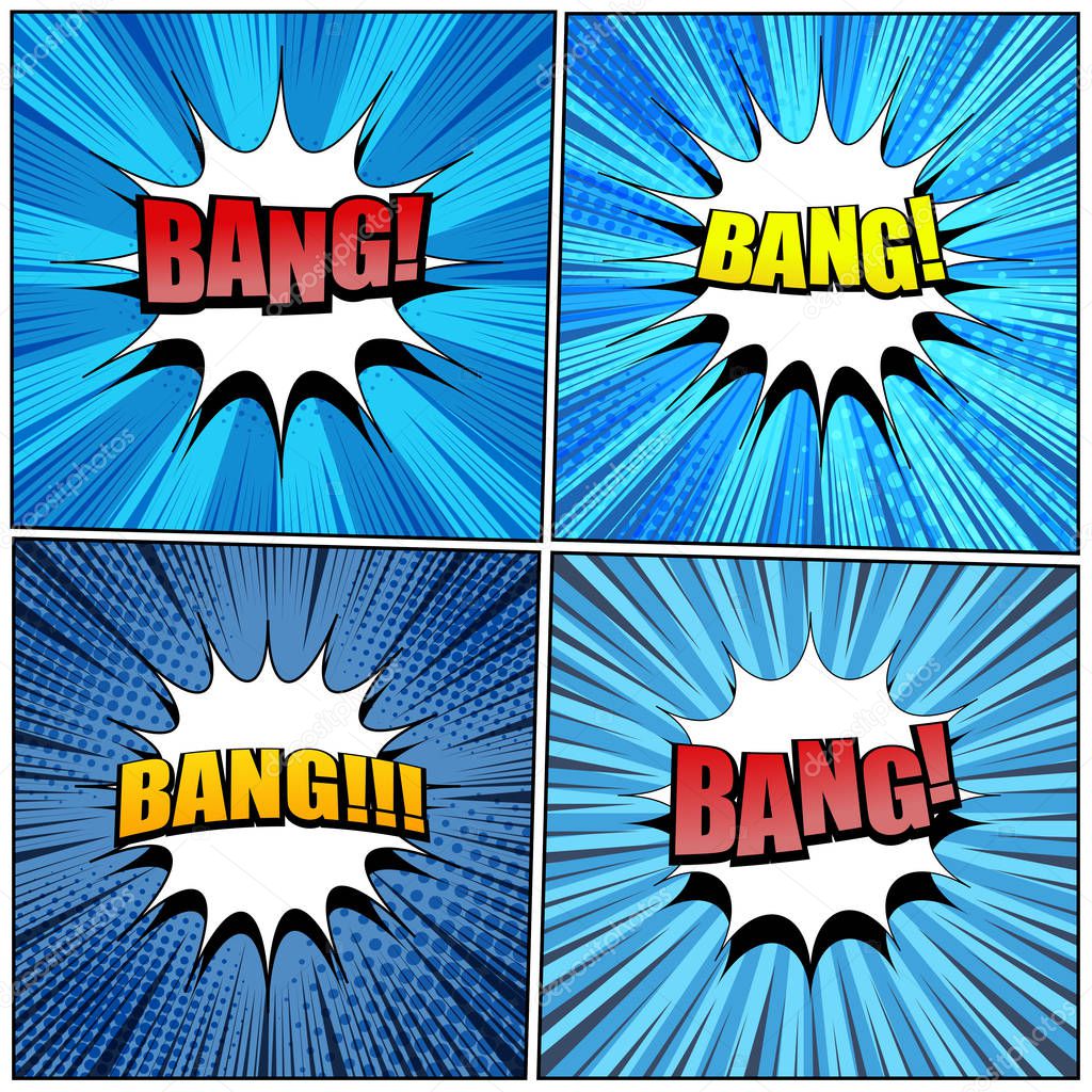 Big collection of Bang comic wording