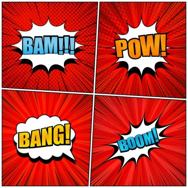 Kırmızı çizgi sayfaları kümesi