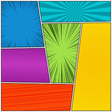 Çizgi roman dinamik kompozisyon