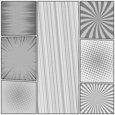 Çizgi roman tek renkli arka plan