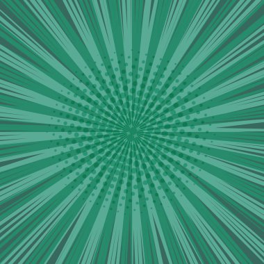 Komik sayfa yeşil arka plan