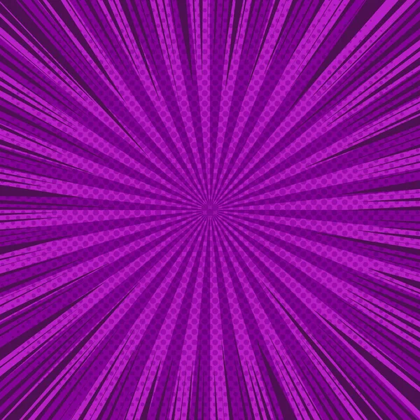 Página de cómic fondo púrpura — Vector de stock