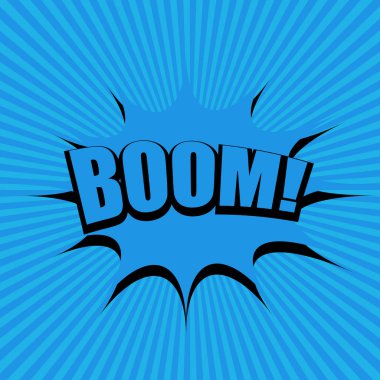 Komik sayfa trendy modern kavramı mavi