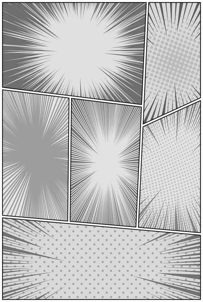 Çizgi roman tek renkli tasarım konsepti