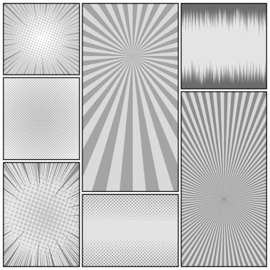 Komik tek renkli arka plan